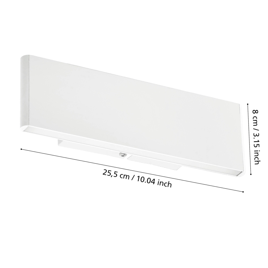 Eglo - LED Nástěnné svítidlo 2xLED/5,4W/230V