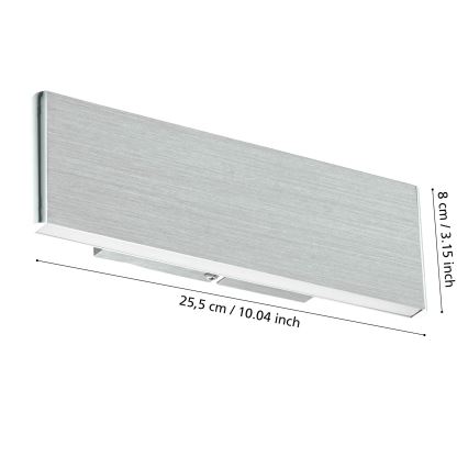 Eglo - LED Nástěnné svítidlo 2xLED/5,4W/230V
