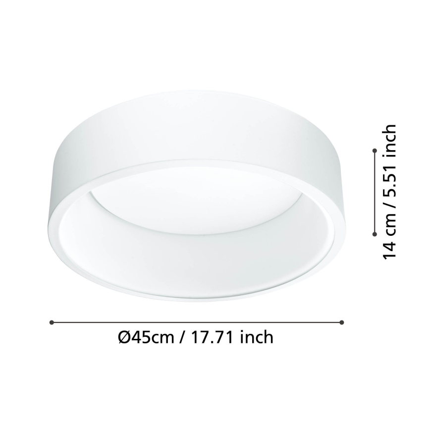 Eglo - LED Stmívatelné stropní svítidlo 1 LED/25,5W/230V