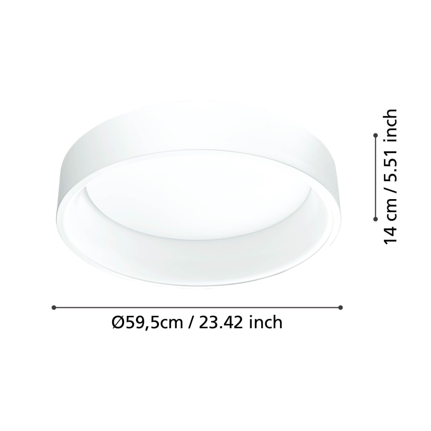 Eglo - LED Stmívatelné stropní svítidlo 1 LED/35,2W/230V