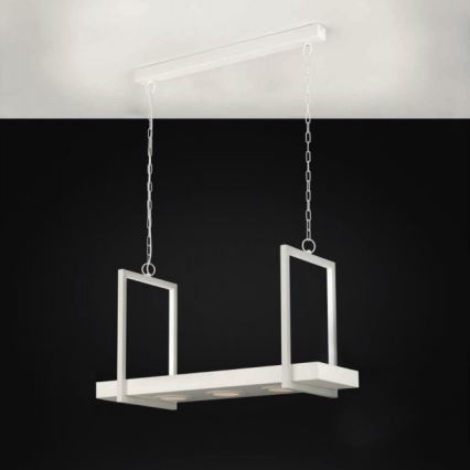 Eglo - LED RGB Stmívatelný lustr na řetězu 3xLED/6W/230V + DO