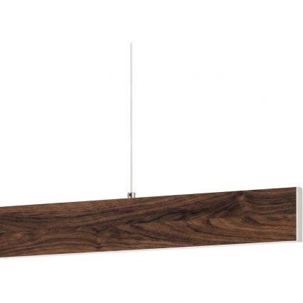 Eglo - LED Lustr na lanku LED/17W/230V + LED/4,2W ořech