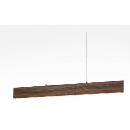 Eglo - LED Stmívatelný lustr na lanku LED/21W/230V + LED/8,4W ořech