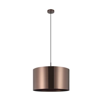 Eglo - Lustr na lanku 1xE27/60W/230V měděná