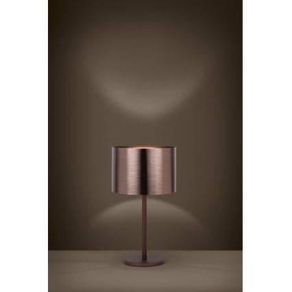Eglo - Stolní lampa 1xE27/60W/230V měděná