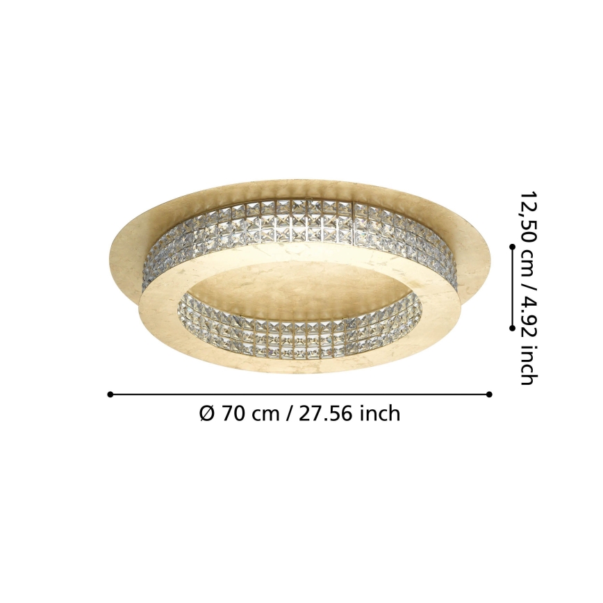 Eglo - LED Stmívatelné stropní svítidlo LED/44W/230V