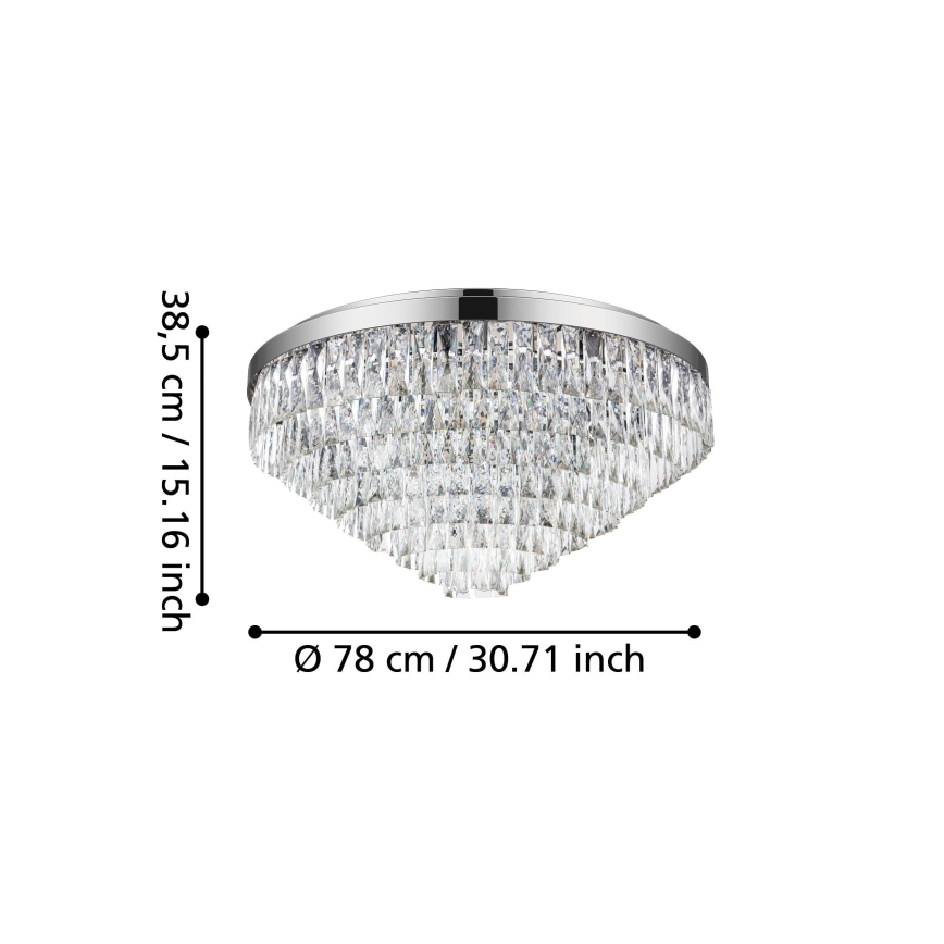 Eglo - Stropní svítidlo 16xE14/40W/230V