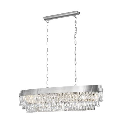 Eglo - Lustr na řetězu 13xE14/40W/230V lesklý chrom