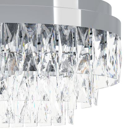 Eglo - Lustr na řetězu 13xE14/40W/230V lesklý chrom