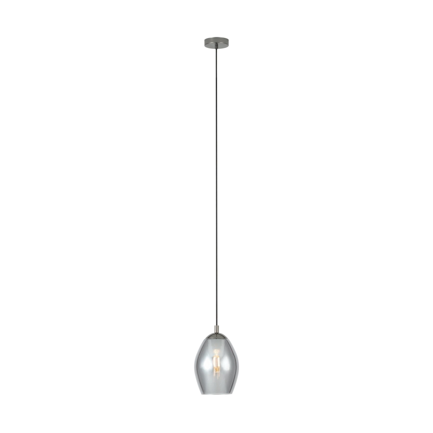 Eglo - Lustr na lanku 1xE27/60W/230V kouřová