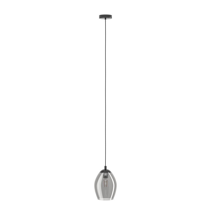 Eglo - Lustr na lanku 1xE27/60W/230V kouřová