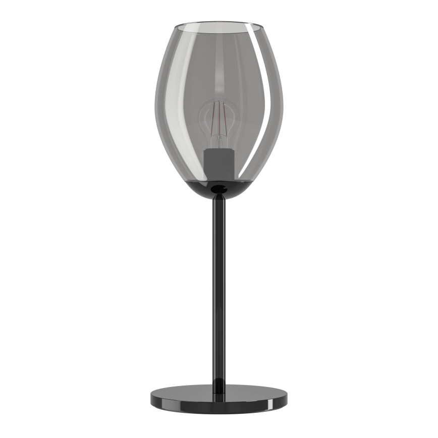 Eglo - Stolní lampa 1xE27/60W/230V černá/kouřová