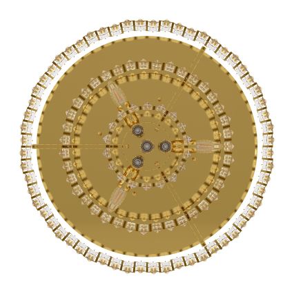 Eglo - Stropní svítidlo 10xE14/25W/230V pr. 63 cm
