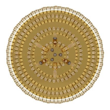 Eglo - Stropní svítidlo 10xE14/25W/230V pr. 78 cm