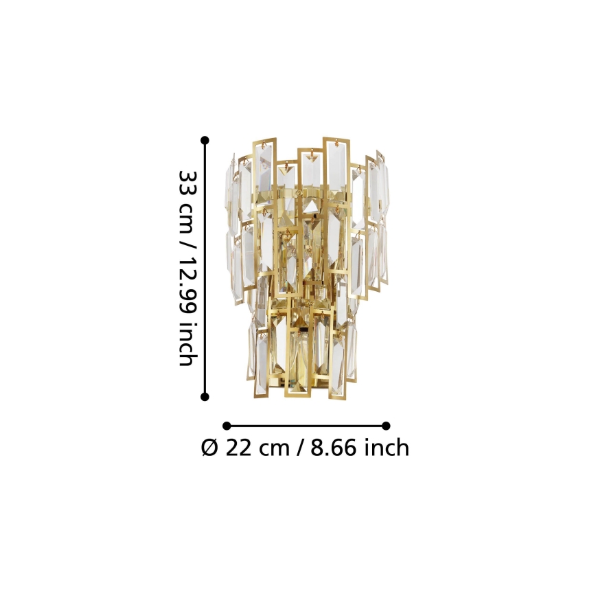 Eglo - Nástěnné svítidlo 3xE14/25W/230V