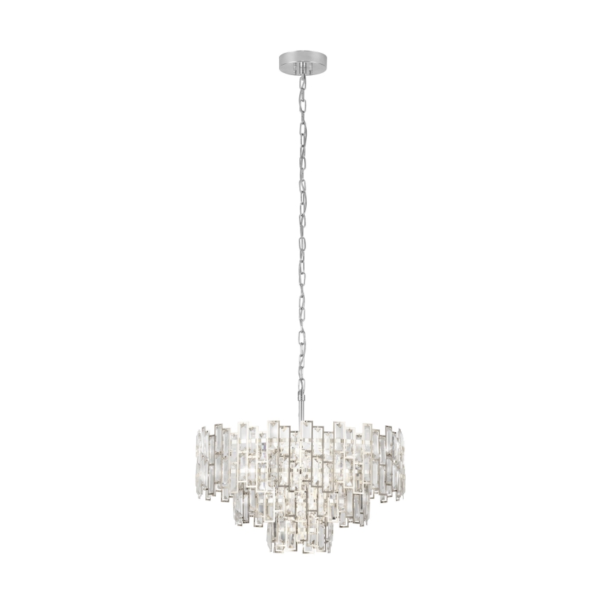 Eglo - Lustr na řetězu 10xE14/25W/230V pr. 63 cm