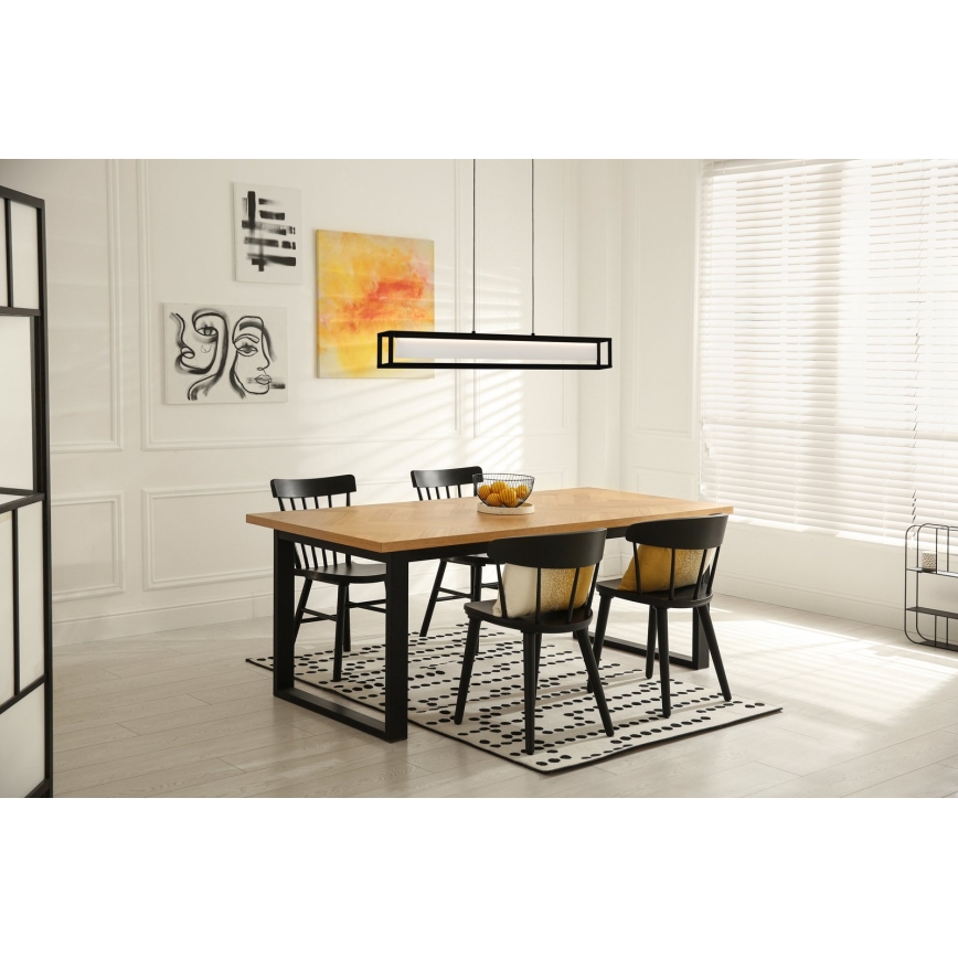 Eglo 39629 - LED Stmívatelný lustr na lanku GUALAJO LED/27W/230V černá