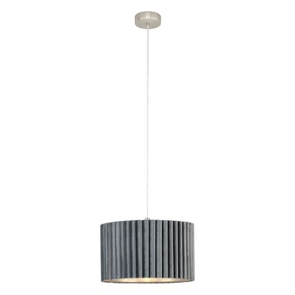Eglo - Lustr na lanku 1xE27/40W/230V šedá