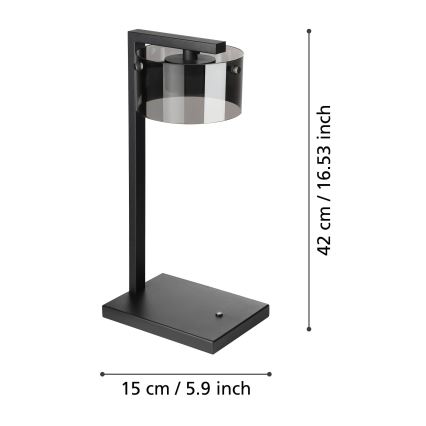 Eglo - LED Stmívatelná stolní lampa 1xLED/7,2W/230V
