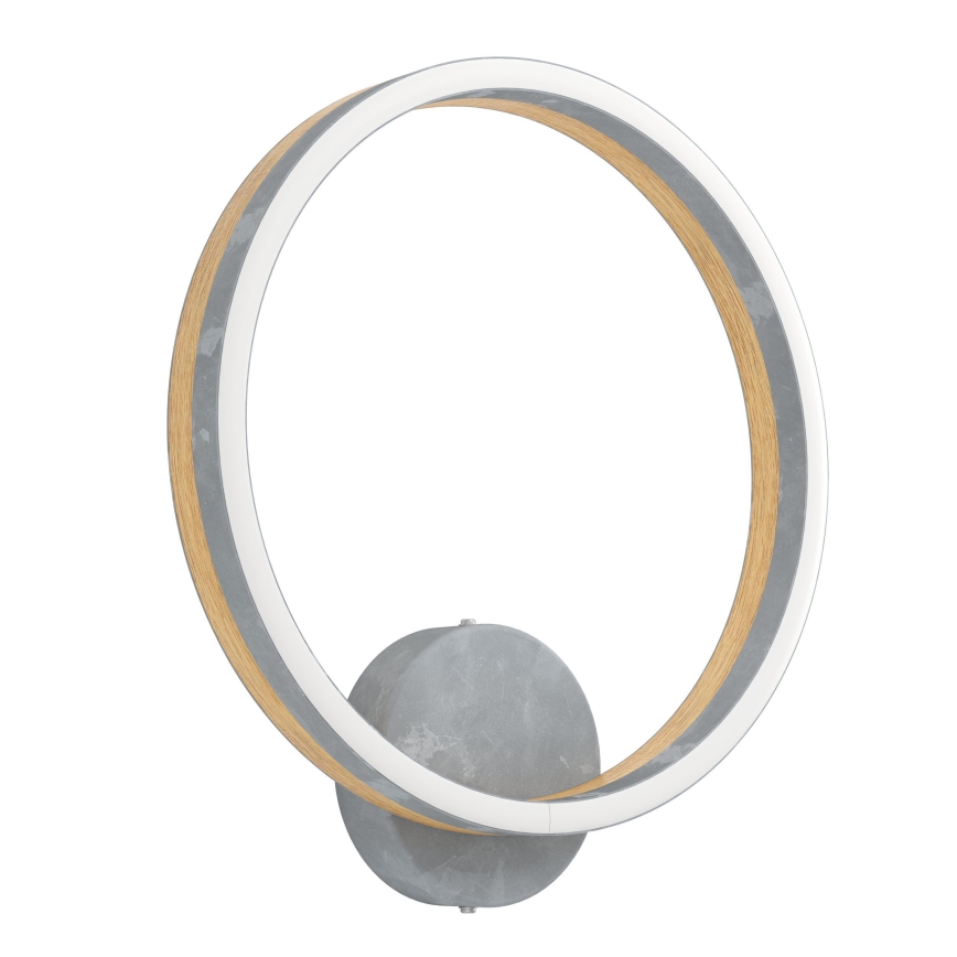 Eglo - LED Nástěnné svítidlo LED/12W/230V 3000K šedá/dub