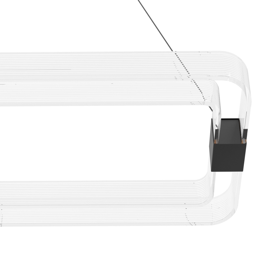 Eglo - LED Stmívatelný lustr na lanku LED/39,2W/230V 3000K černá