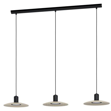 Eglo - LED Lustr na lanku 3xGU10/4,6W/230V 3000K