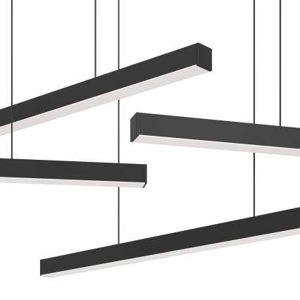 Eglo - LED Stmívatelný lustr na lanku 6xLED/8,4W/230V 3000K černá