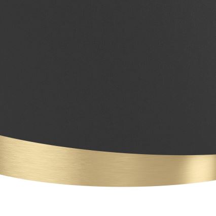 Eglo 39926 - Lustr na lanku MANDERLINE 1xE27/40W/230V černá/zlatá