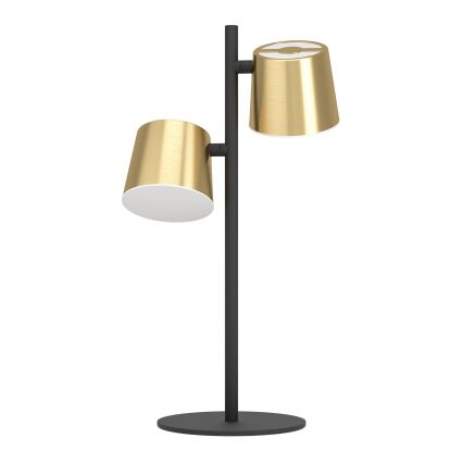 Eglo - LED Stolní lampa 2xGU10/4,6W/230V 3000K zlatá