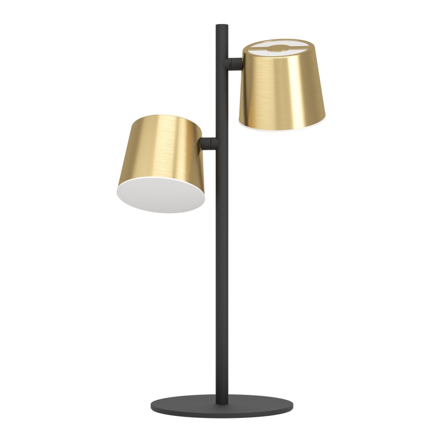Eglo - LED Stolní lampa 2xGU10/4,6W/230V 3000K zlatá