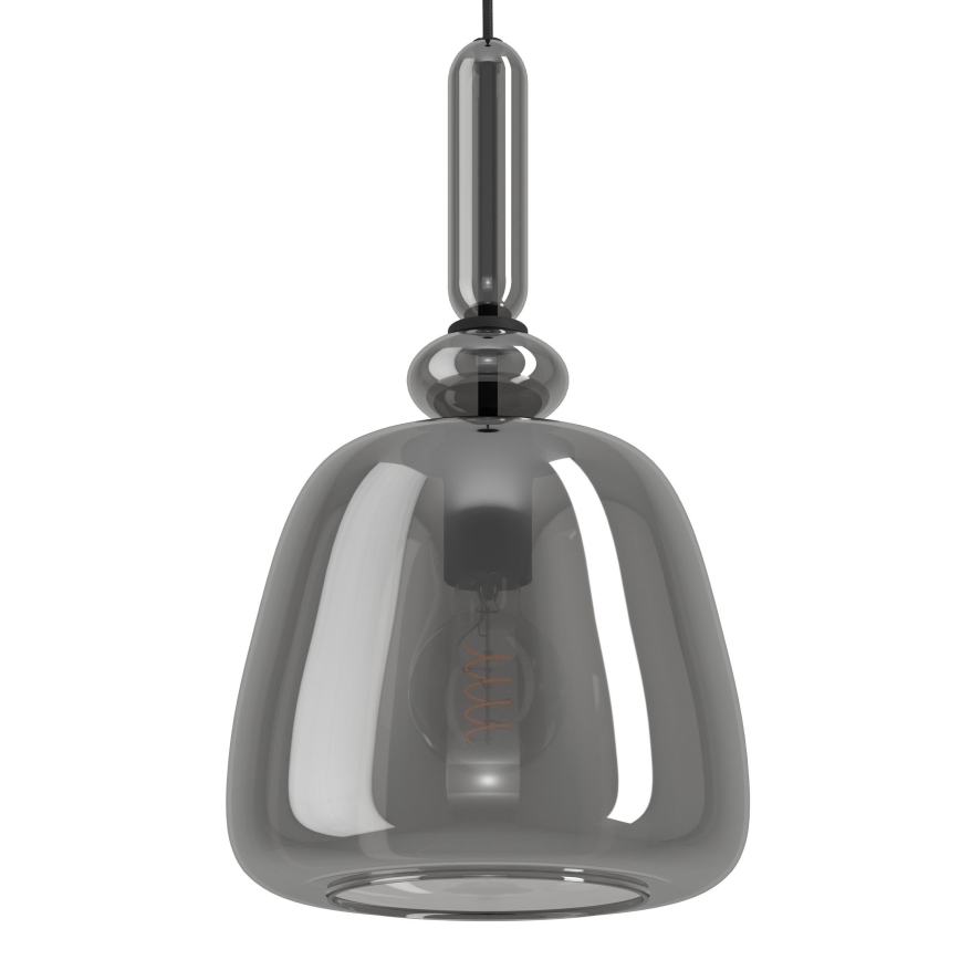 Eglo - Lustr na lanku 1xE27/40W/230V kouřová