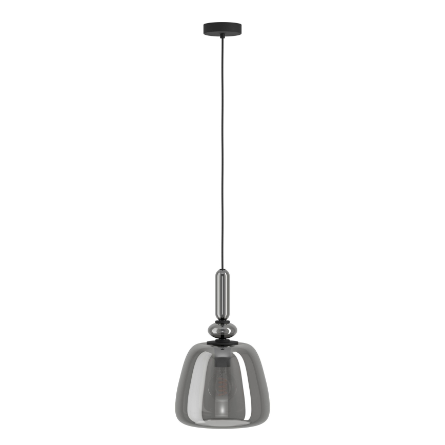 Eglo - Lustr na lanku 1xE27/40W/230V kouřová