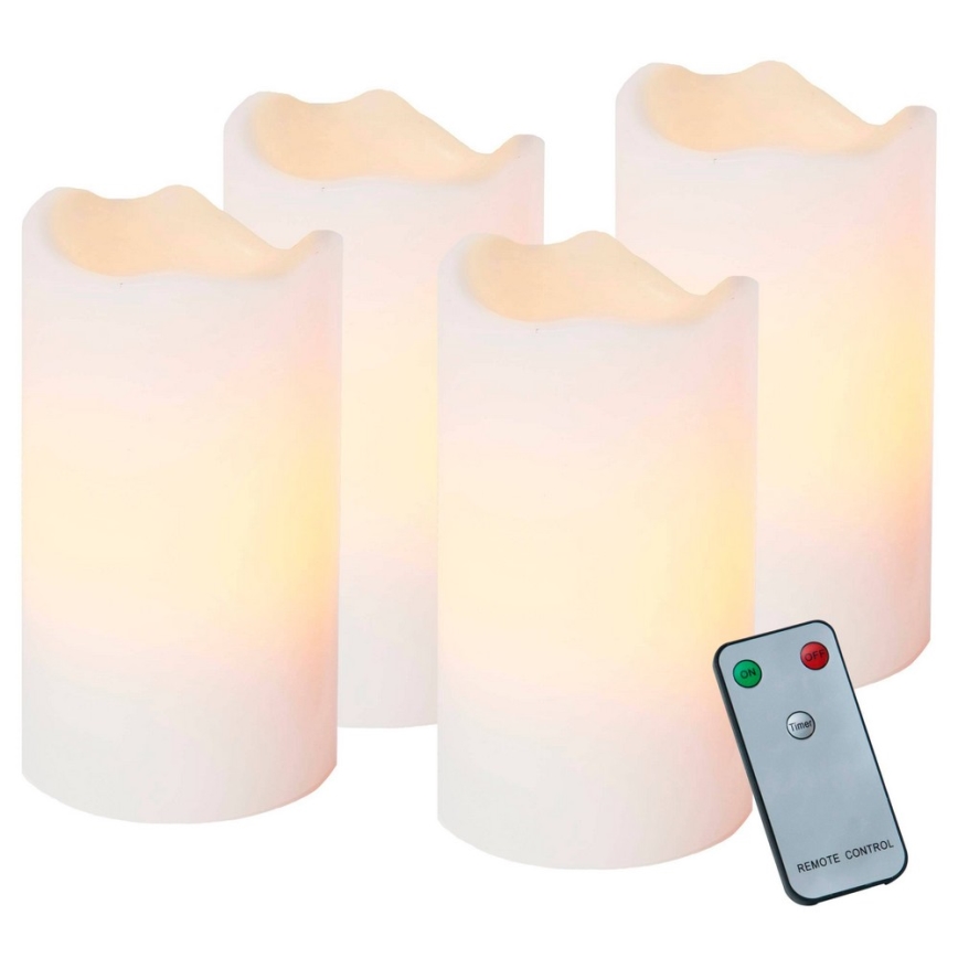 Eglo - SADA 4x LED Vánoční dekorace 1xLED/0,18W/2xCR2032 + dálkové ovládání