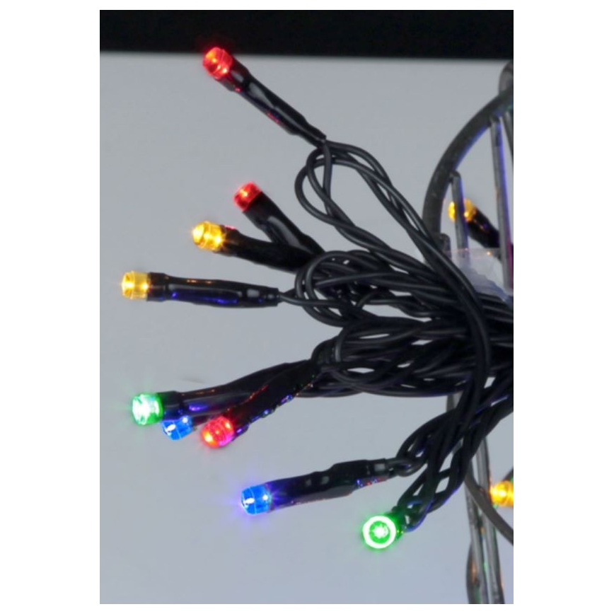Eglo - LED Venkovní vánoční řetěz 80xLED 8m IP44 multicolor