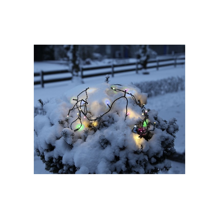 Eglo - LED Venkovní vánoční řetěz 160xLED 26m IP44 multicolor