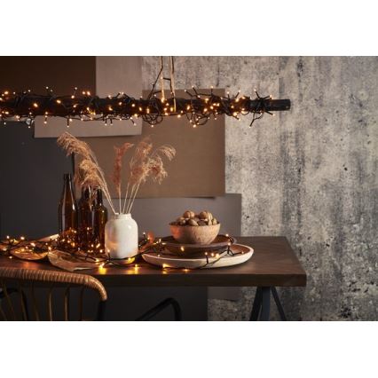 Eglo - LED Venkovní vánoční řetěz 80xLED 10,5m IP44 teplá bílá