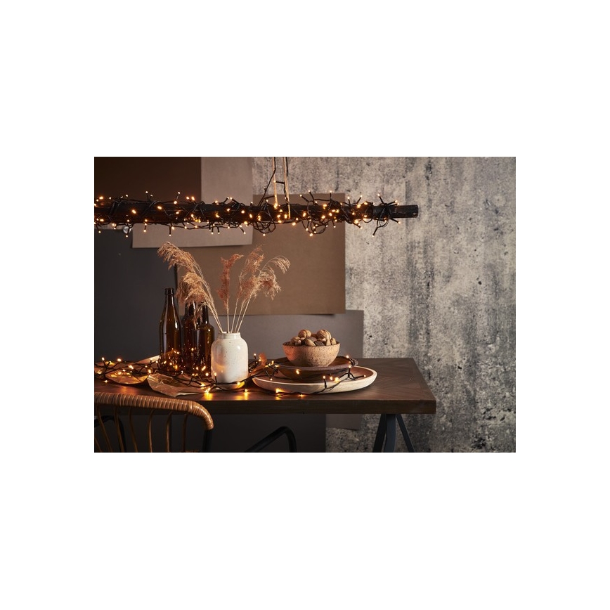 Eglo - LED Venkovní vánoční řetěz 80xLED 10,5m IP44 teplá bílá