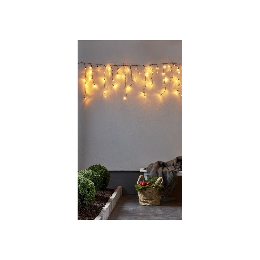 Eglo - LED Venkovní vánoční řetěz 240xLED 5,9m teplá bílá IP44