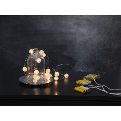 Eglo - LED Vánoční řetěz15xLED/3xAA 1,4m
