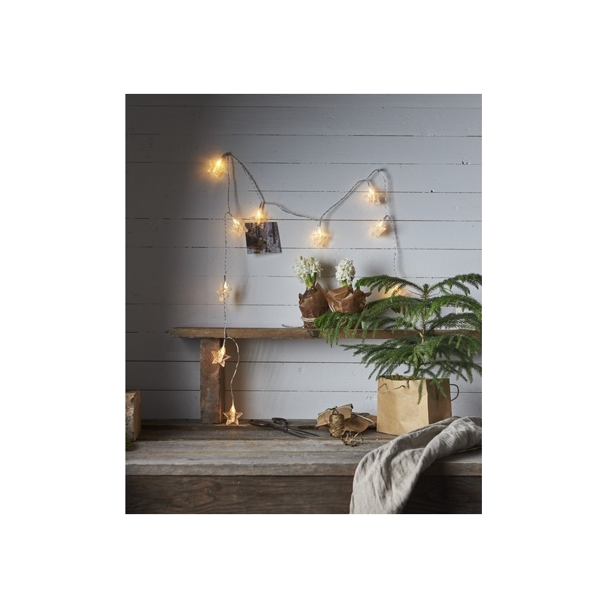 Eglo - LED  řetěz 10xLED 2,1m teplá bílá