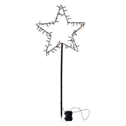 Eglo - LED Venkovní vánoční dekorace LED/3xAA IP44 hvězda