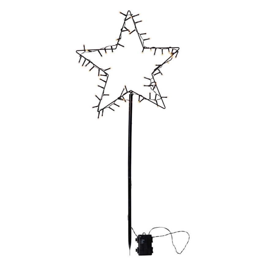 Eglo - LED Venkovní vánoční dekorace LED/3xAA IP44 hvězda