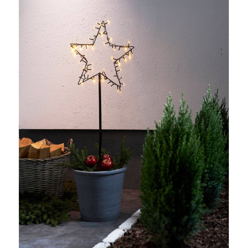 Eglo - LED Venkovní vánoční dekorace LED/3xAA IP44 hvězda