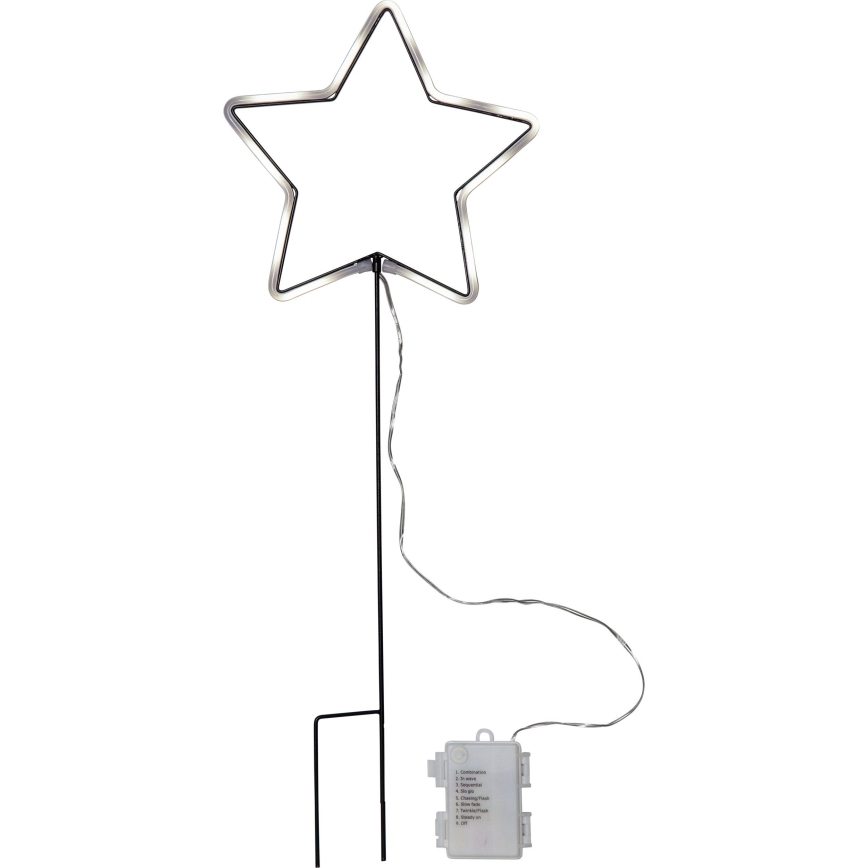 Eglo 411177 - LED Venkovní vánoční dekorace NEONSTAR 72xLED/3xAA IP44