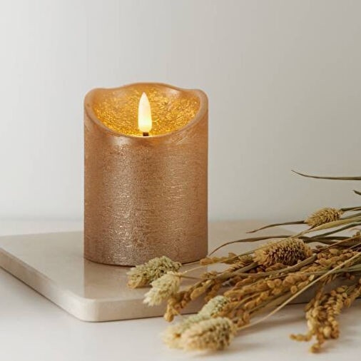 Eglo 411498 - LED Svíčka FLAMME RUSTIC LED/2xAA zlatá