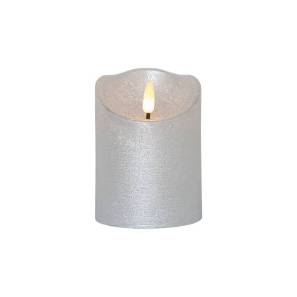 Eglo 411502 - LED Svíčka FLAMME RUSTIC LED/2xAA stříbrná