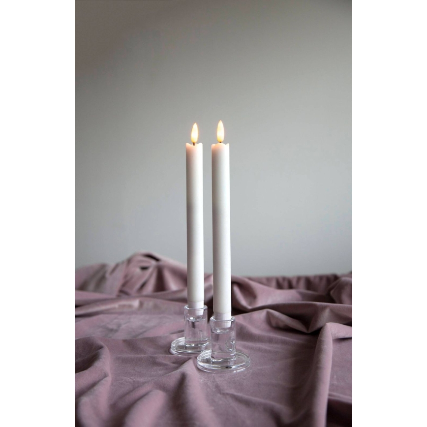 Eglo 411505 - SADA 2x LED Svíčka FLAMME LED/1xAAA bílá