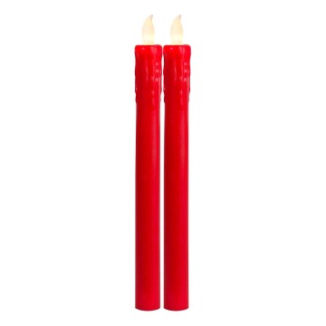 Eglo 411505 - SADA 2x LED Svíčka PRESSE LED/1xAAA červená