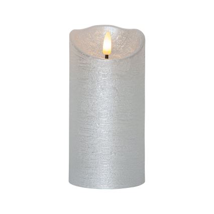 Eglo 411514 - LED Vánoční dekorace FLAMME LED/0,03W/2xAA stříbrná