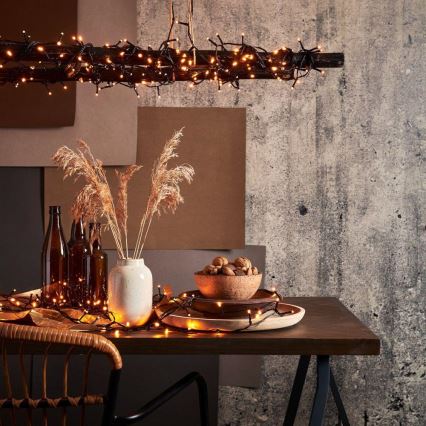 Eglo - LED Venkovní  řetěz 1200xLED 29m IP44 teplá bílá